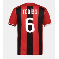 OGC Nice Jean-Clair Todibo #6 Replika Hemmatröja 2023-24 Kortärmad